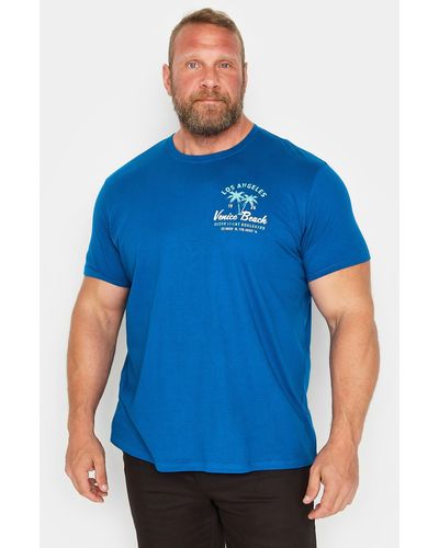 BadRhino Venice Beach Print T-shirt - Blue
