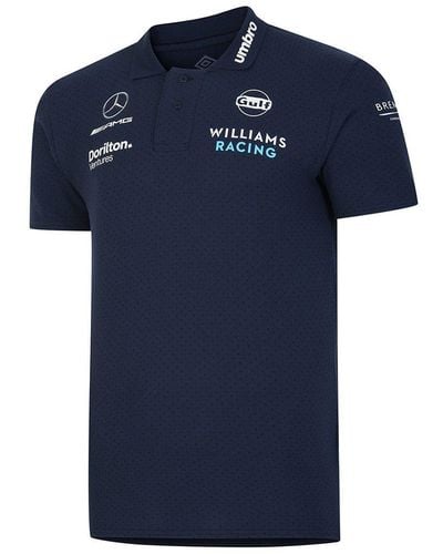 Umbro Williams Racing Cvc Media Polo - Blue
