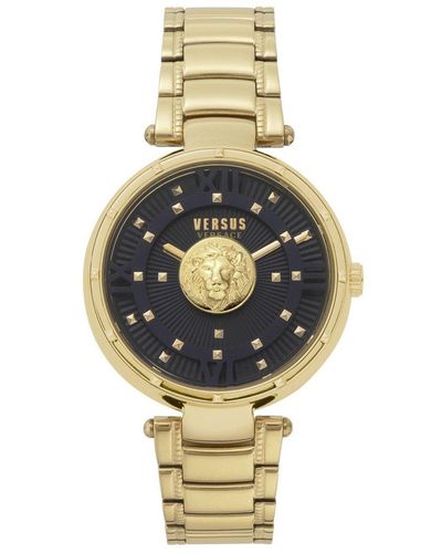 Versus Gold Plated Stainless Steel Fashion Analogue Watch - Vsphh0720 - Metallic