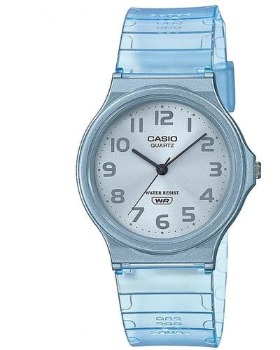G-Shock Collection Plastic/resin Classic Analogue Quartz Watch - Mq-24s-2bef - Blue