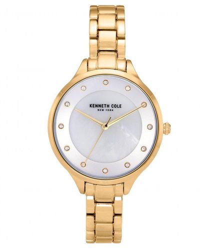 Kenneth Cole Fashion Analogue Quartz Watch - Kc50940003 - Metallic