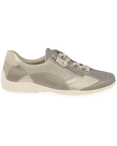 Remonte 'Squiggle' Casual Trainers - Metallic