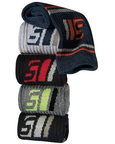 Atlas For Men Sports Socks (pack Of 5) - Black