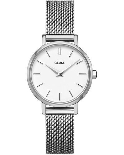 Cluse Boho Chic Stainless Steel Fashion Analogue Watch - Cw0101211007 - White