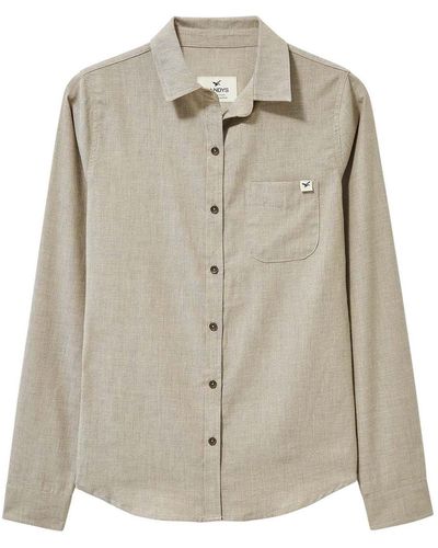 Gandys Oatmeal Adelaide Wos Shirt Ecru - Natural