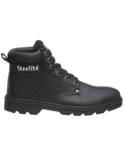 Portwest Steelite Thor S3 Leather Safety Boots - Black
