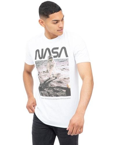 NASA Aldrin Cotton T-shirt - White