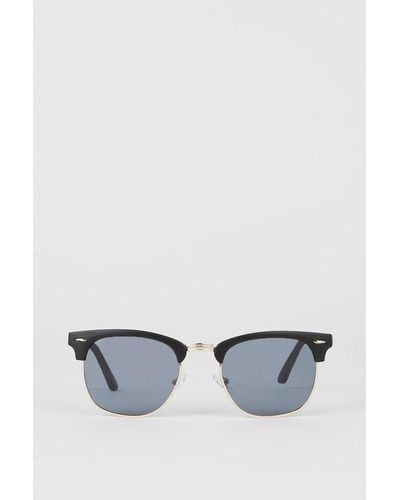Burton Retro Frame Sunglasses - Grey