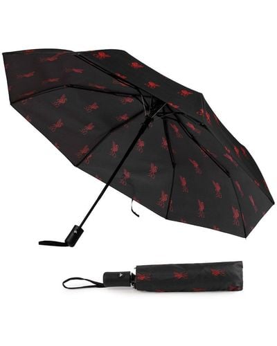 Liverpool Fc Lightweight Pocket Umbrella - Black