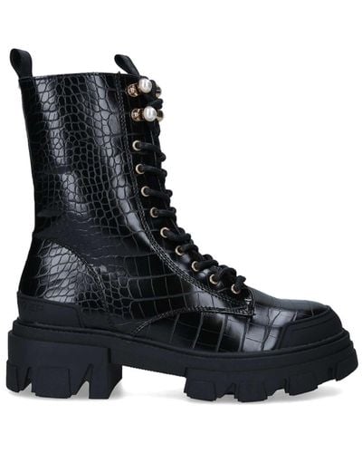 KG by Kurt Geiger 'vegan Trekker Lace Up' Boots - Black