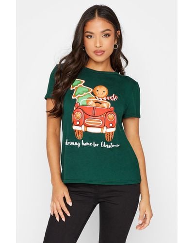 PixieGirl Petite Christmas T-shirt - Green