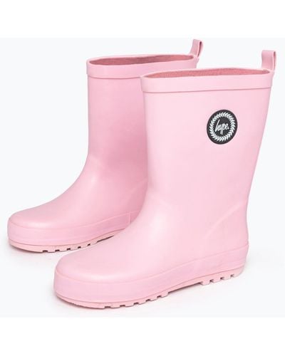 Hype Pink Crest Wellies