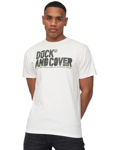 Duck and Cover Kamlars T-shirt - White