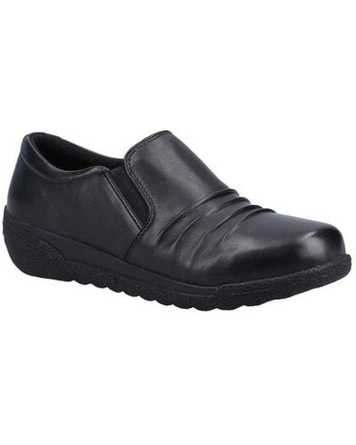 Fleet   Foster 'finnsheep' Slip On Shoes - Black