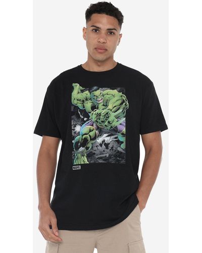 Marvel Hulk Battle Scene T-shirt - Green