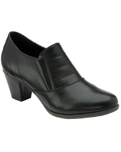 Lotus 'belle' Heeled Shoe-boots - Black