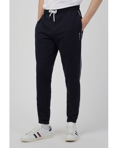 Ben Sherman Side Piping Joggers - Blue