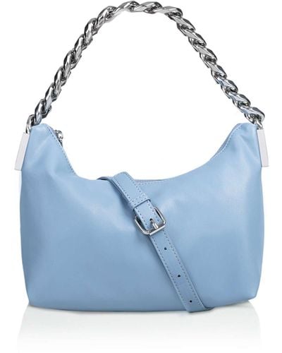 Carvela Kurt Geiger 'chain Scoop' Bag - Blue