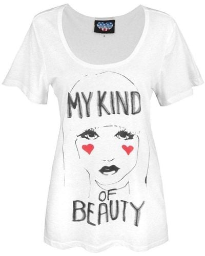 Junk Food My Kind Of Beauty T-shirt - White