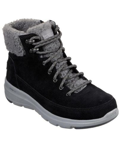 Skechers 'glacial Ultra' Ankle Boots - Black