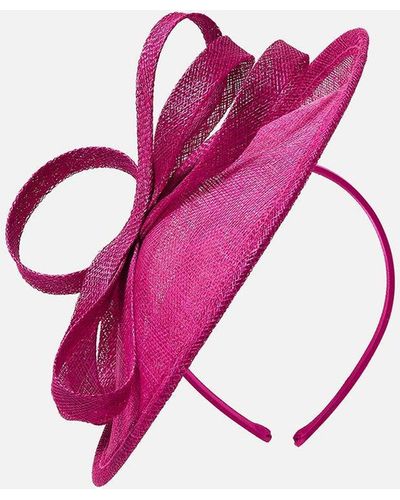 Accessorize 'kate' Bow Disc Band Fascinator - Pink