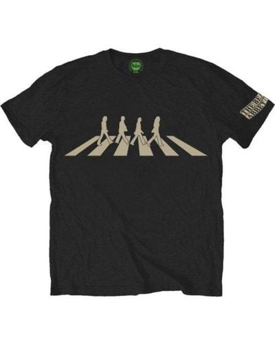 The Beatles Abbey Road Silhouette T-shirt - Black