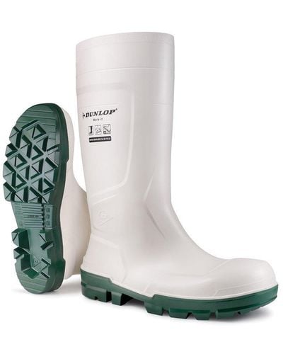 Dunlop 'work-it Safety' Safety Wellingtons - White
