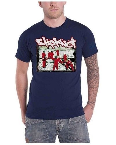 Slipknot Jumpsuit 20th Anniversary T-shirt - Blue