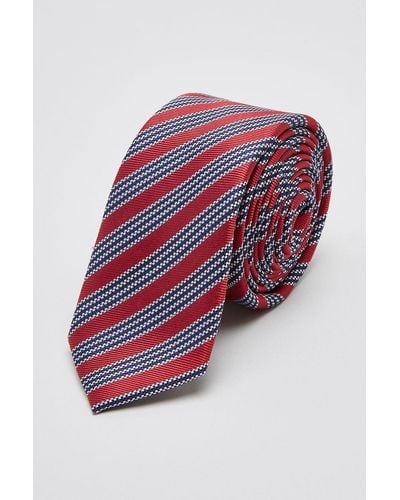 Burton Ben Sherman Red House Stripe Tie