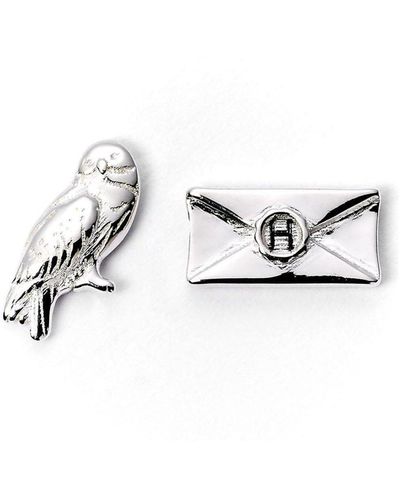 Harry Potter Hedwig Earrings - Metallic