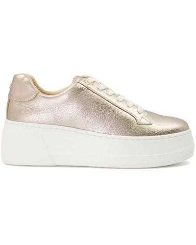 Dune 'episode' Leather Trainers - White