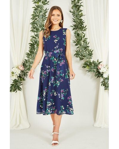 Yumi top navy dress