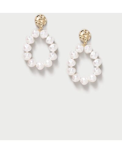 Dorothy Perkins Statement Pearl Earrings - Natural