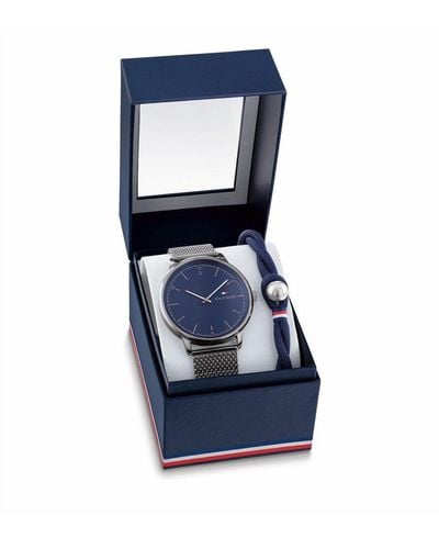 Tommy Hilfiger 1791878 Plated Stainless Steel Classic Analogue Watch - 2770112 - Blue