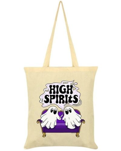 Grindstore High Spirits Tote Bag - White