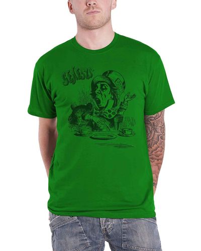 Genesis Mad Hatter T Shirt - Green