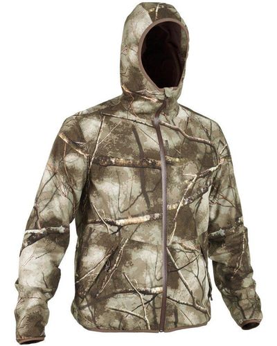 Solognac Decathlon Silent Waterproof Hunting Jacket Treemetic 500 Camouflage - Multicolour