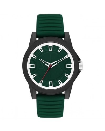 Armani Exchange Nylon Fashion Analogue Quartz Watch - Ax2522 - Green