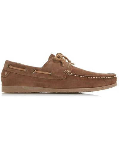 Bertie 'beach House' Suede Boat Shoes - Brown