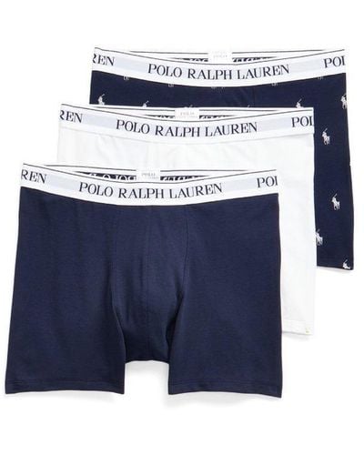 Polo Ralph Lauren 3 Pack Boxer Brief - Blue