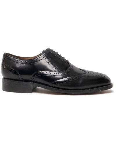Amblers Ben Leather Soled Shoe Shoes - Black