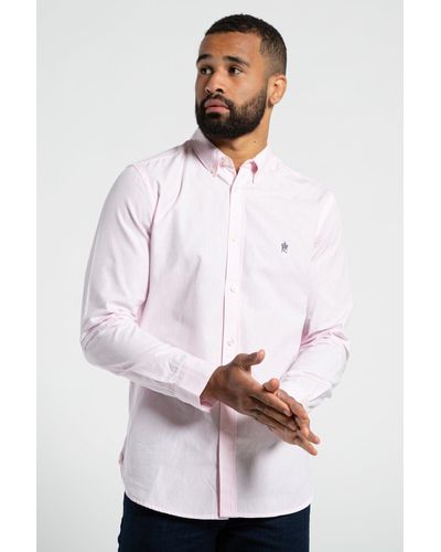 French Connection Cotton Long Sleeve Oxford Shirt - White