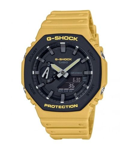 G-Shock G-shock Plastic/resin Classic Combination Watch - Ga-2110su-9aer - Blue