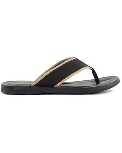 Dune mens sale flip flops