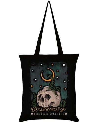 Grindstore Natural World With Death Comes Life Tote Bag - Black