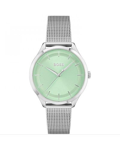 BOSS Pura Stainless Steel Fashion Analogue Quartz Watch - 1502636 - Green