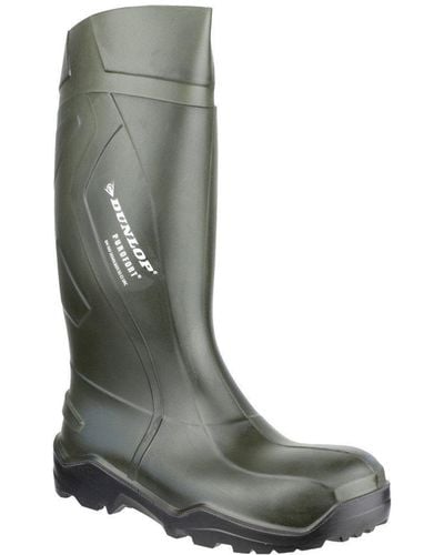 Dunlop 'purofort+' Safety Wellington Boots - Grey