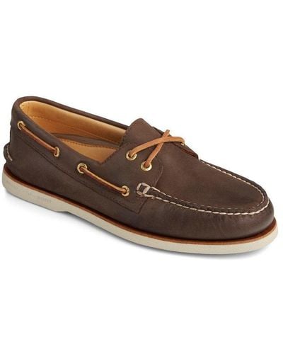 Sperry Top-Sider 'gold Cup Authentic Original' Leather Shoes - Brown