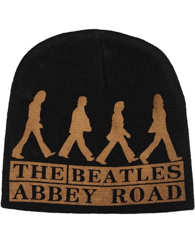 The Beatles Abbey Road Back Print Beanie - Black