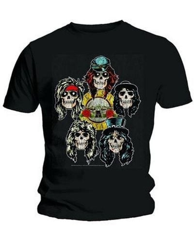 Guns N Roses Vintage Heads T-shirt - Black